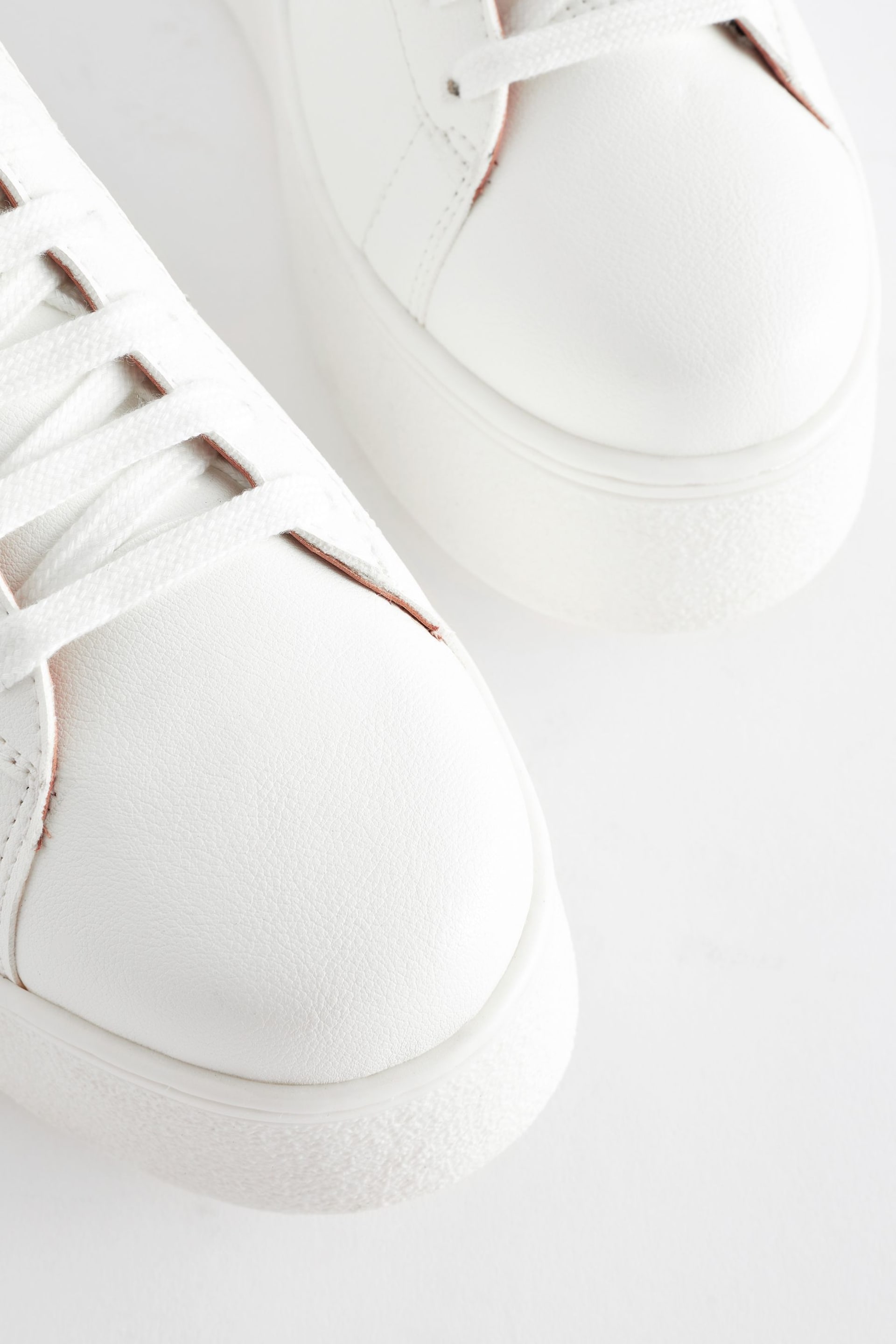 White Forever Comfort® Chunky Lace-Up Trainers - Image 4 of 5