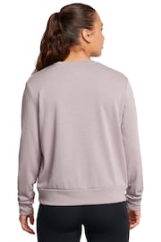 Under Armour Grey Rival Terry Crew Sweatshirt - Image 2 of 3