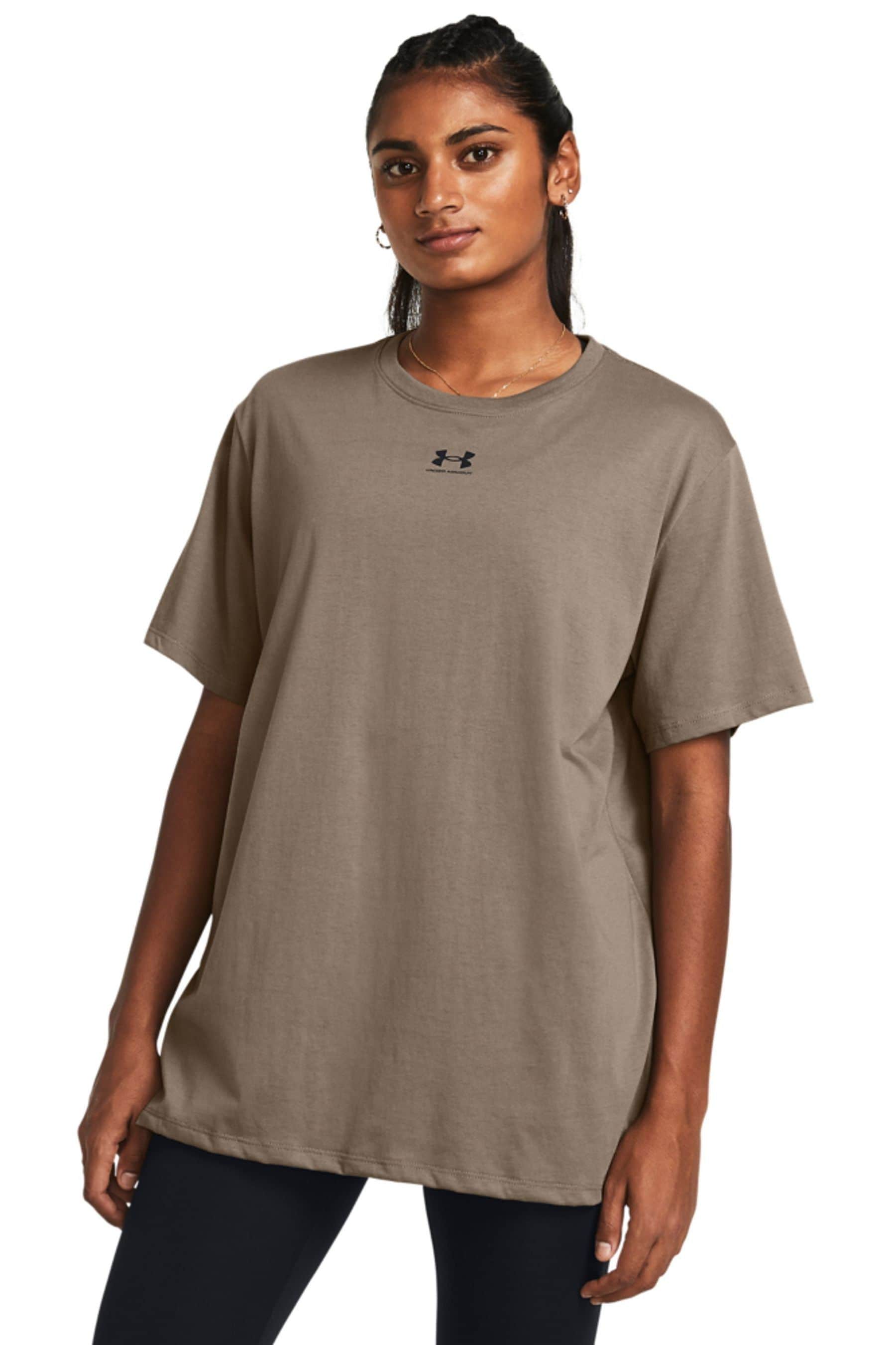 Under armour brown shirt new arrivals
