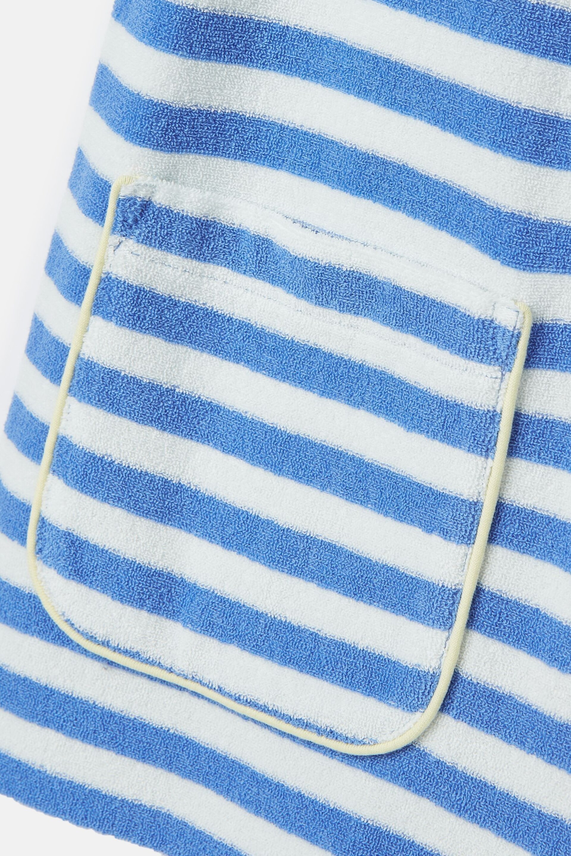 Joules By The Sea Blue Striped Towelling Playsuit - Image 5 of 5