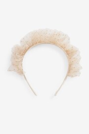 Cream Tulle Ruffle Alice Band - Image 1 of 1