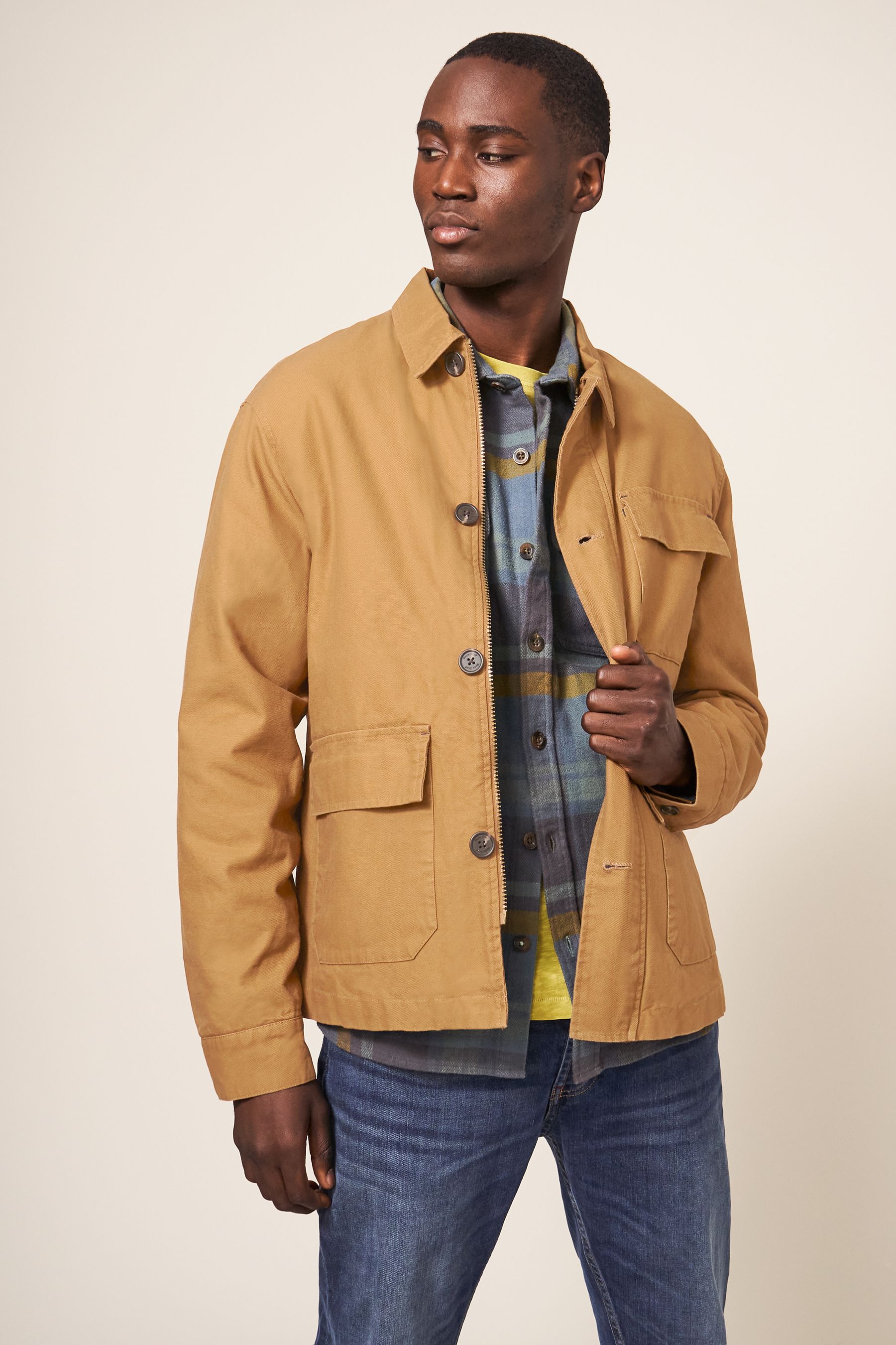 Trucker jacket canvas outlet