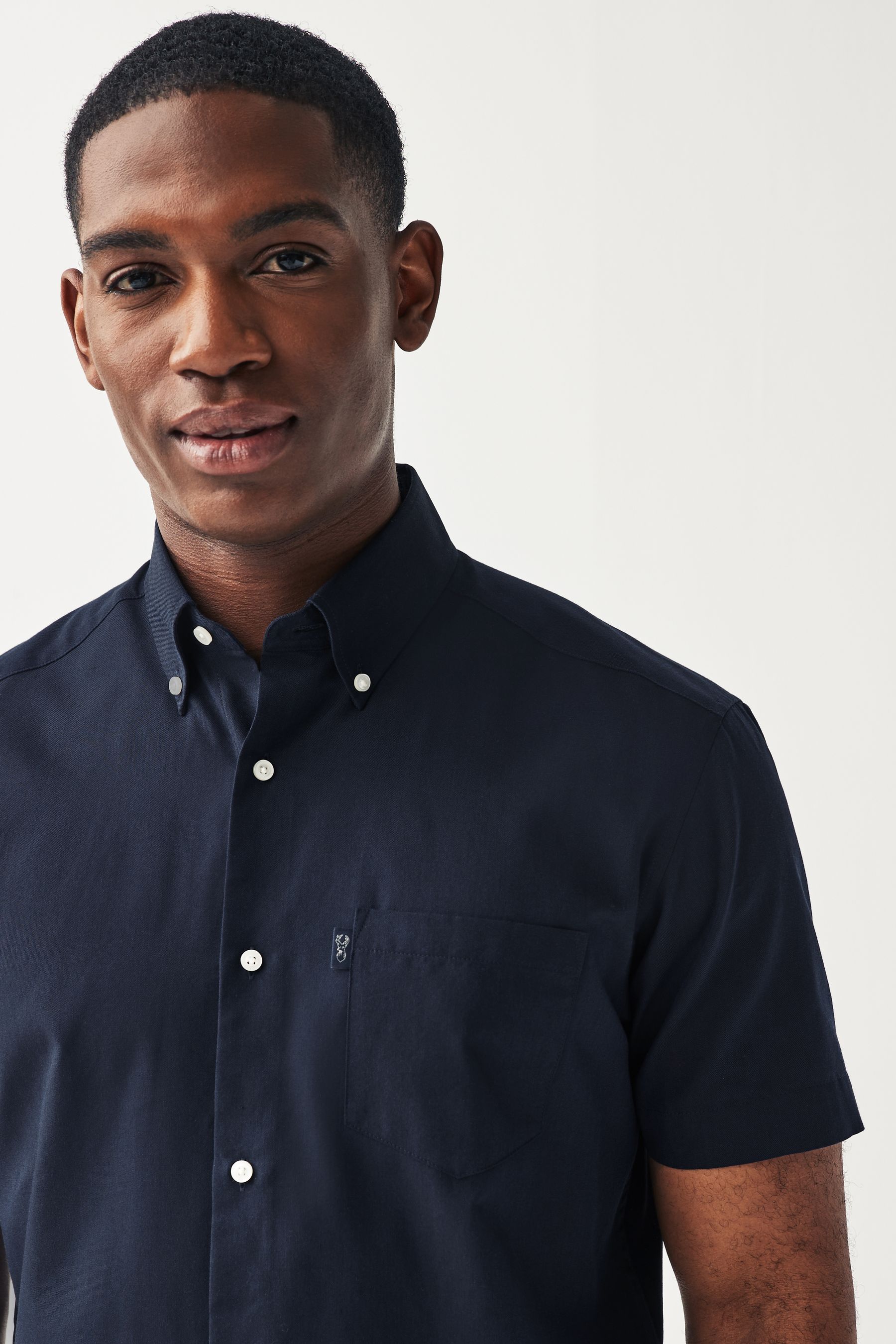 Blue button down oxford shirts sales