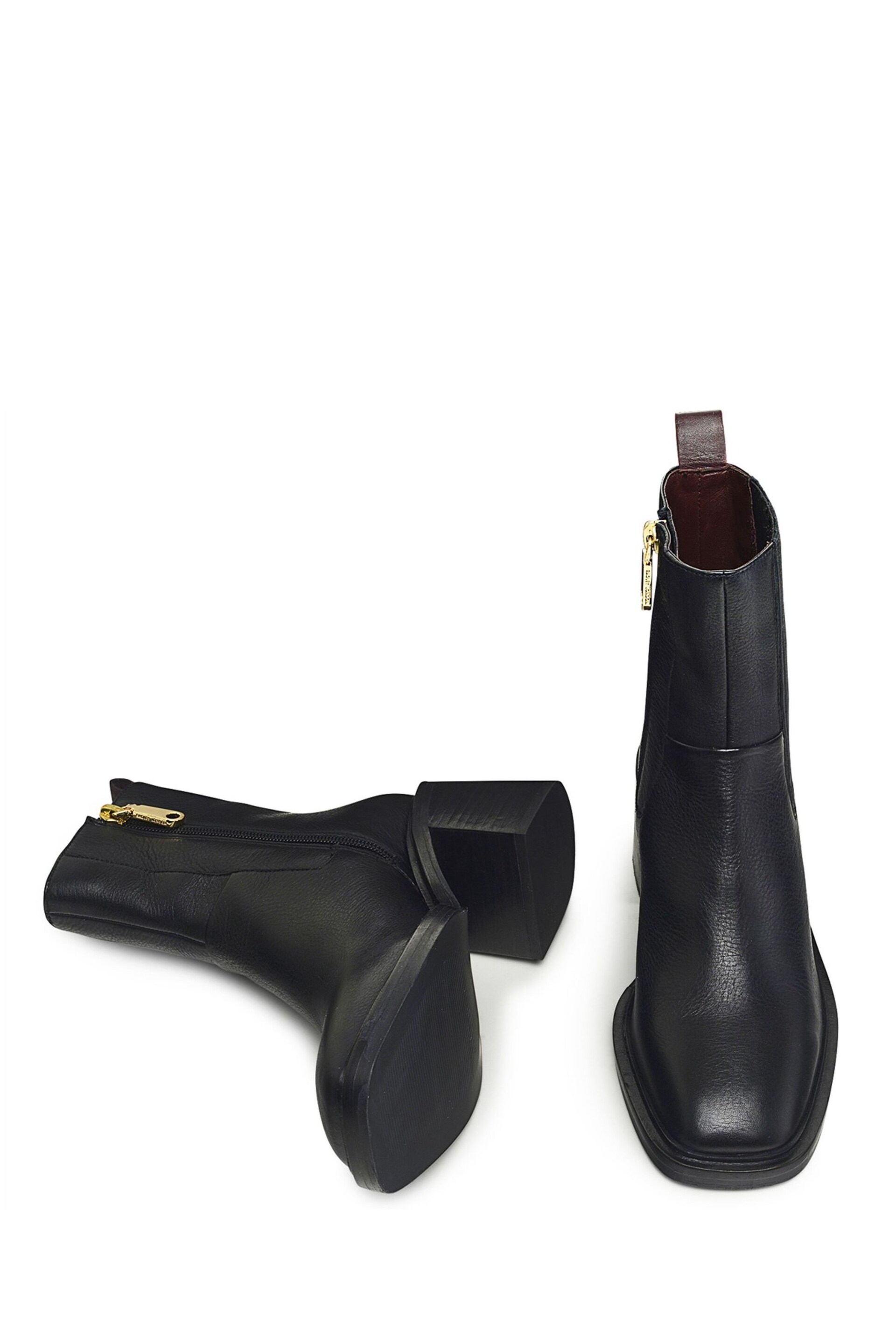 Radley London Grove Terrace Block Chelsea Black Heeled Boots - Image 3 of 3