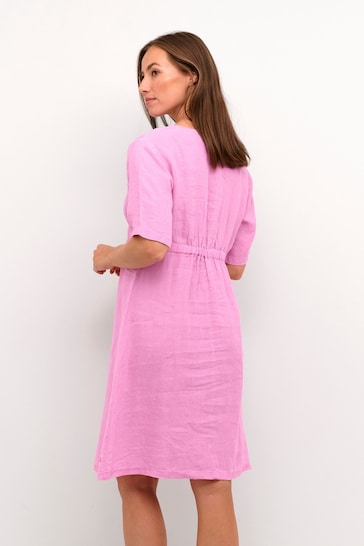 Cream Pink Bellis Dress