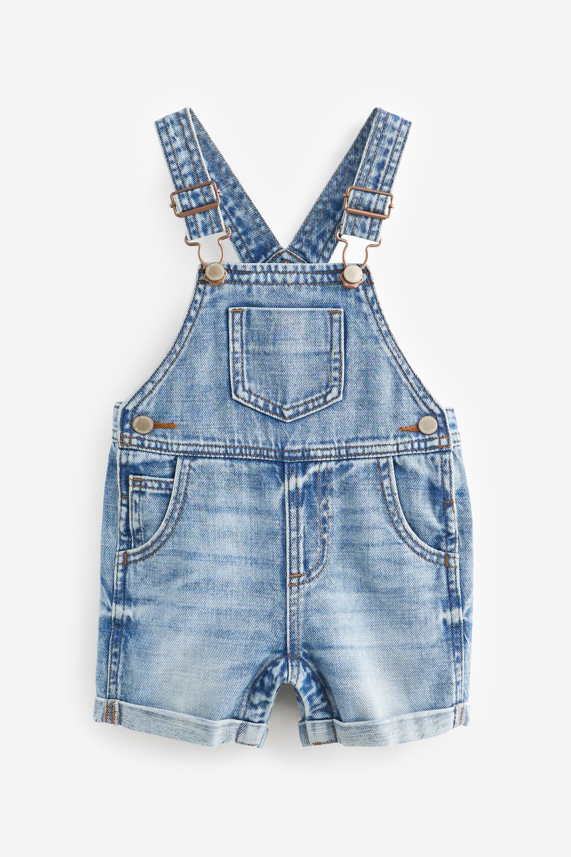 Light Wash Denim Dungarees (3mths-7yrs) - Image 5 of 7