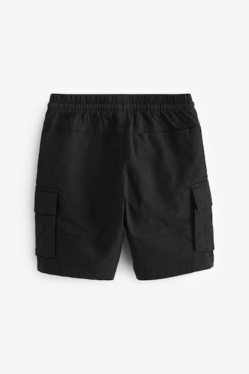 Black Cargo Shorts (3-16yrs)
