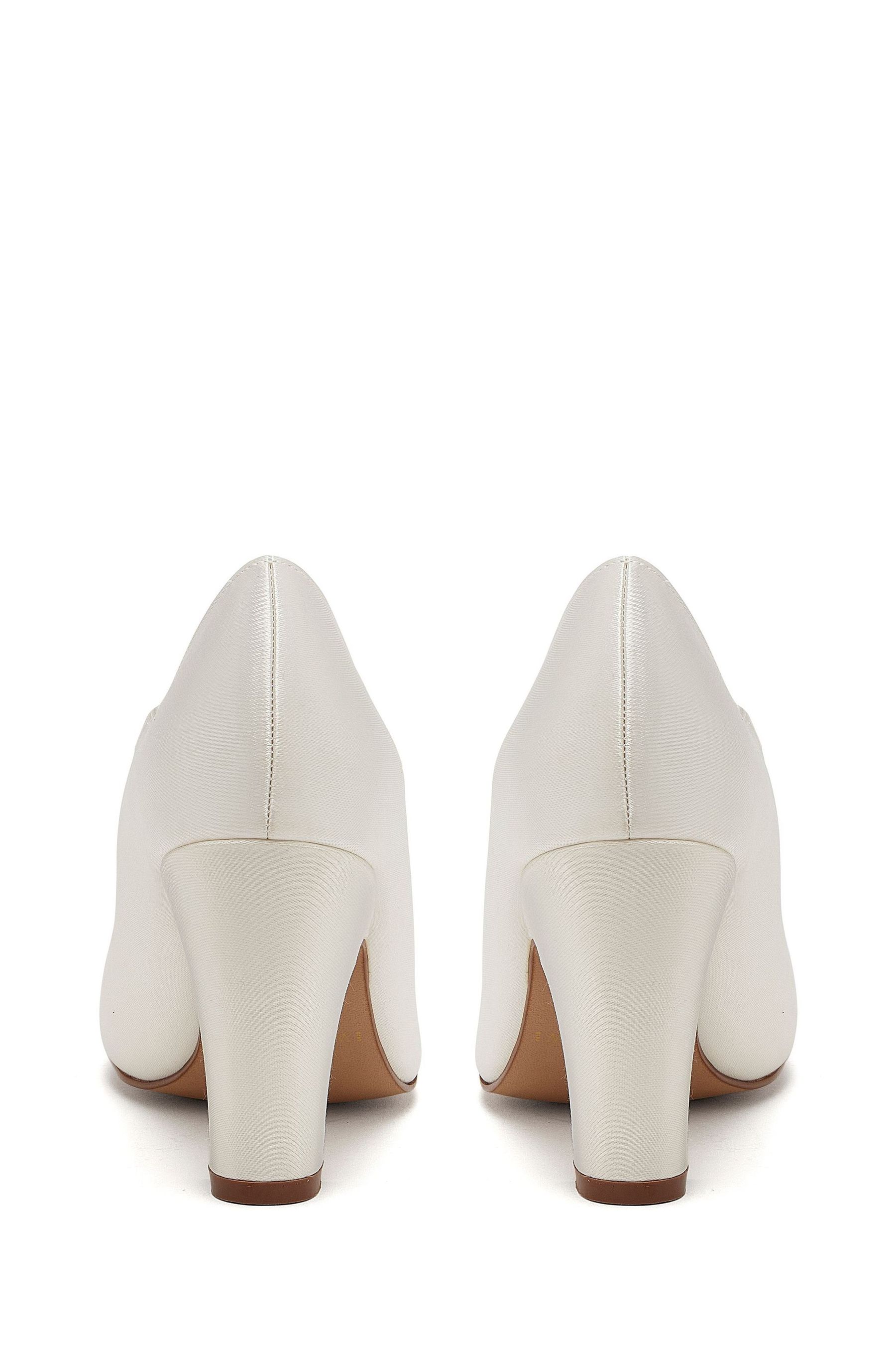 Buy Rainbow Club Cream Wedding Madeline Satin Mary Jane Court