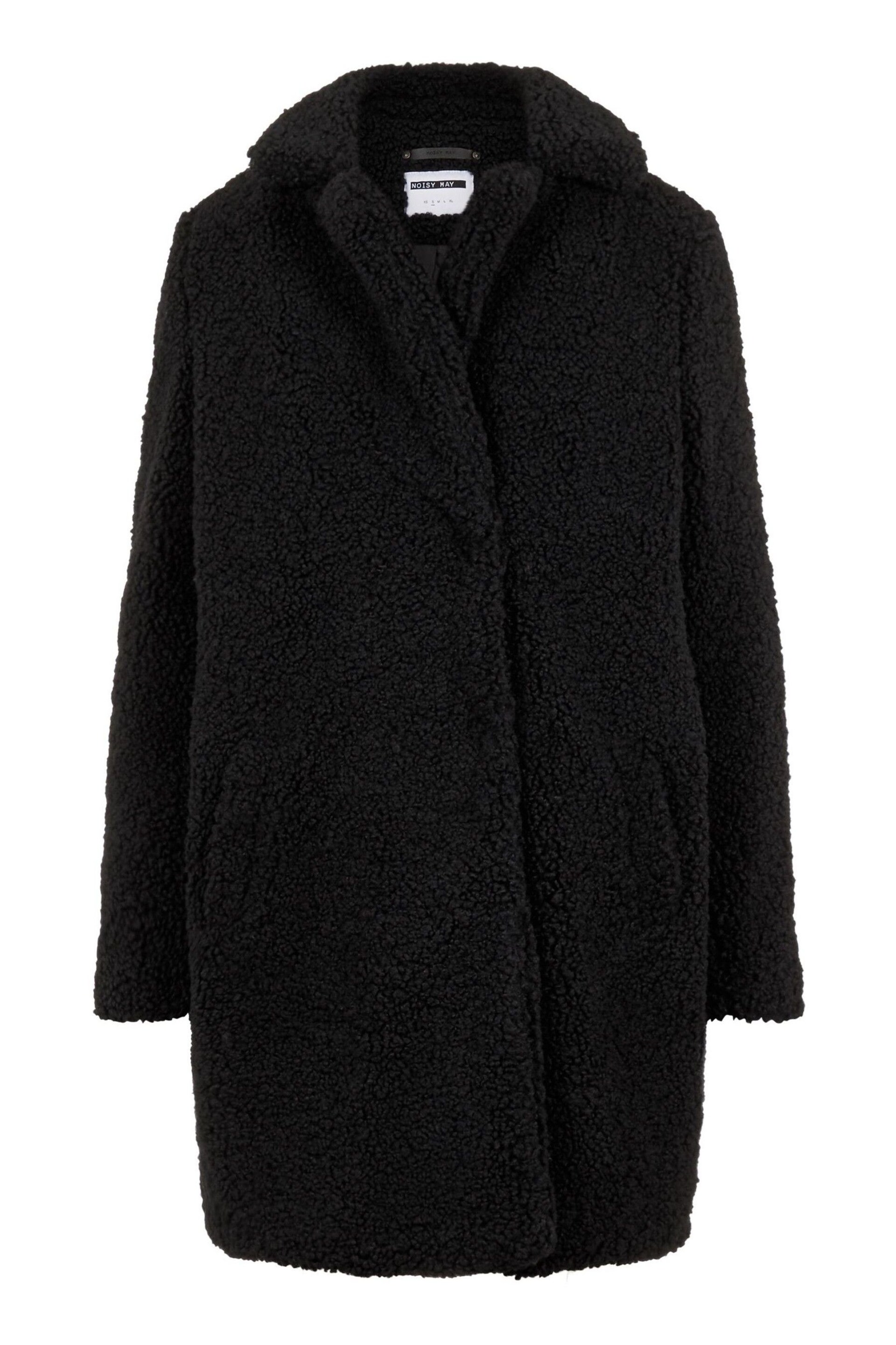 NOISY MAY Black Teddy Coat - Image 5 of 5