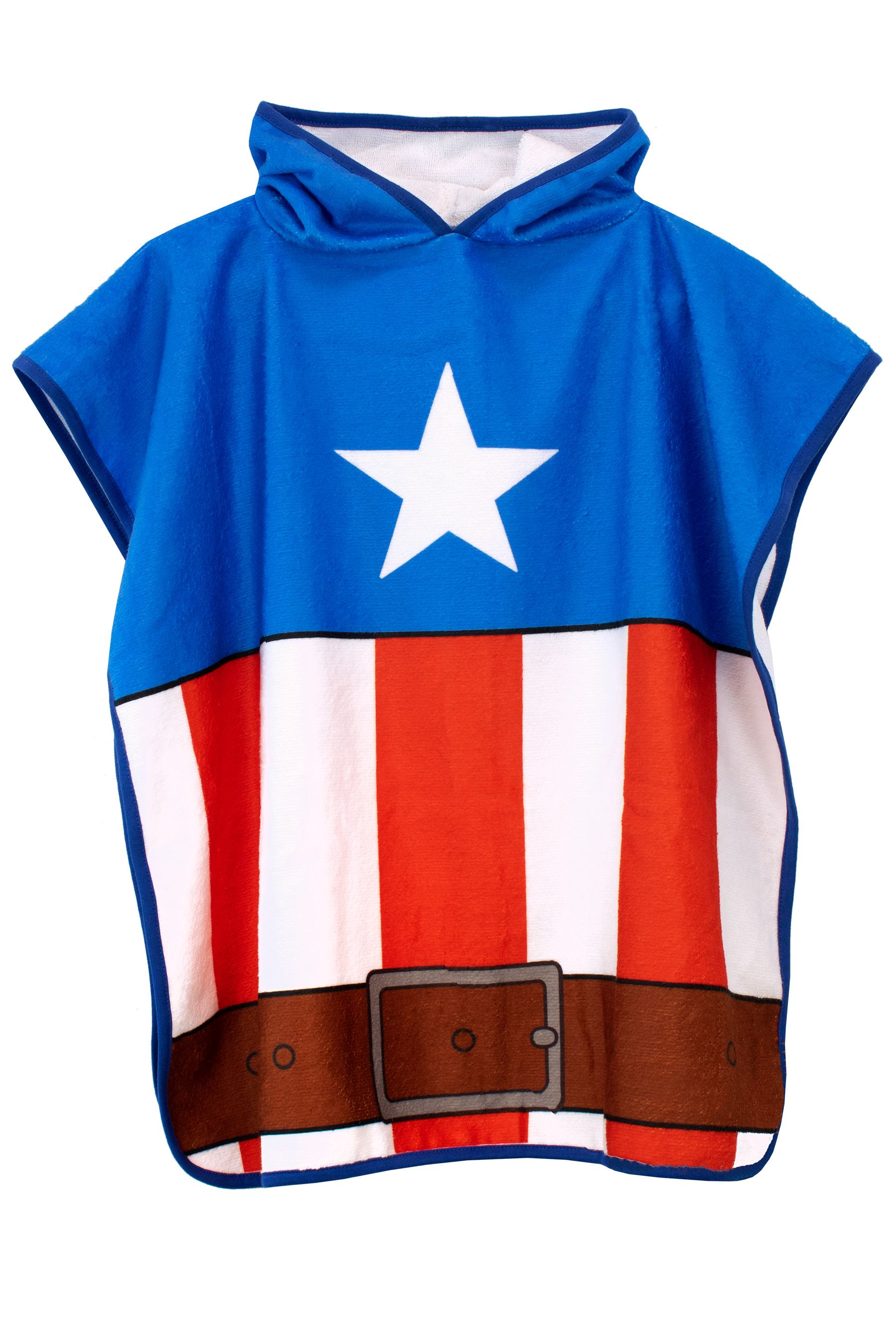Buy Character Blue Captain America License Kids Printed Swim