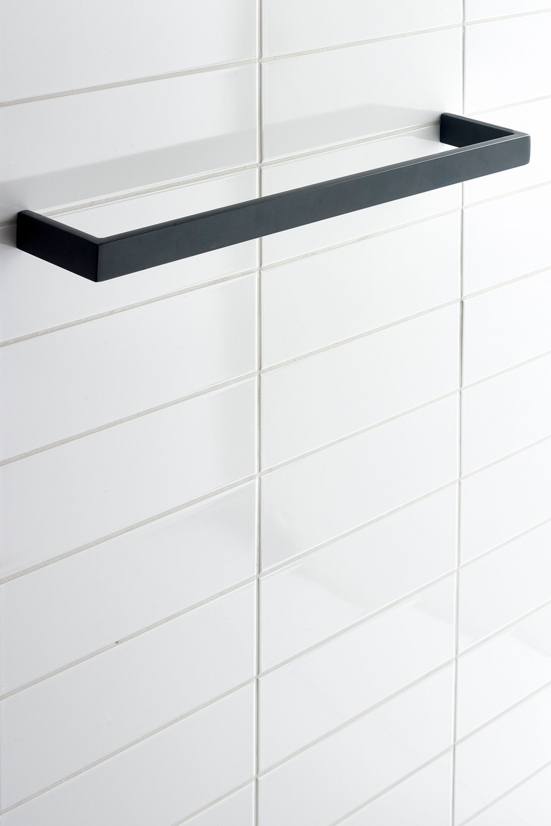 Black towel rail next sale