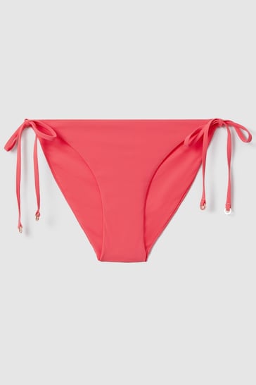 Reiss Coral Riah Triangle Halter Neck Bikini Top