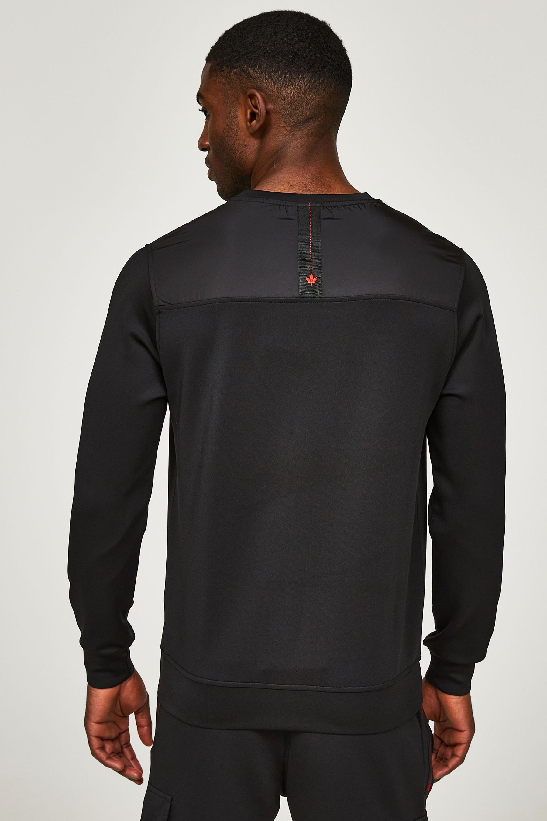 Buy Zavetti Canada Levito Black Sweatshirt from Next Luxembourg