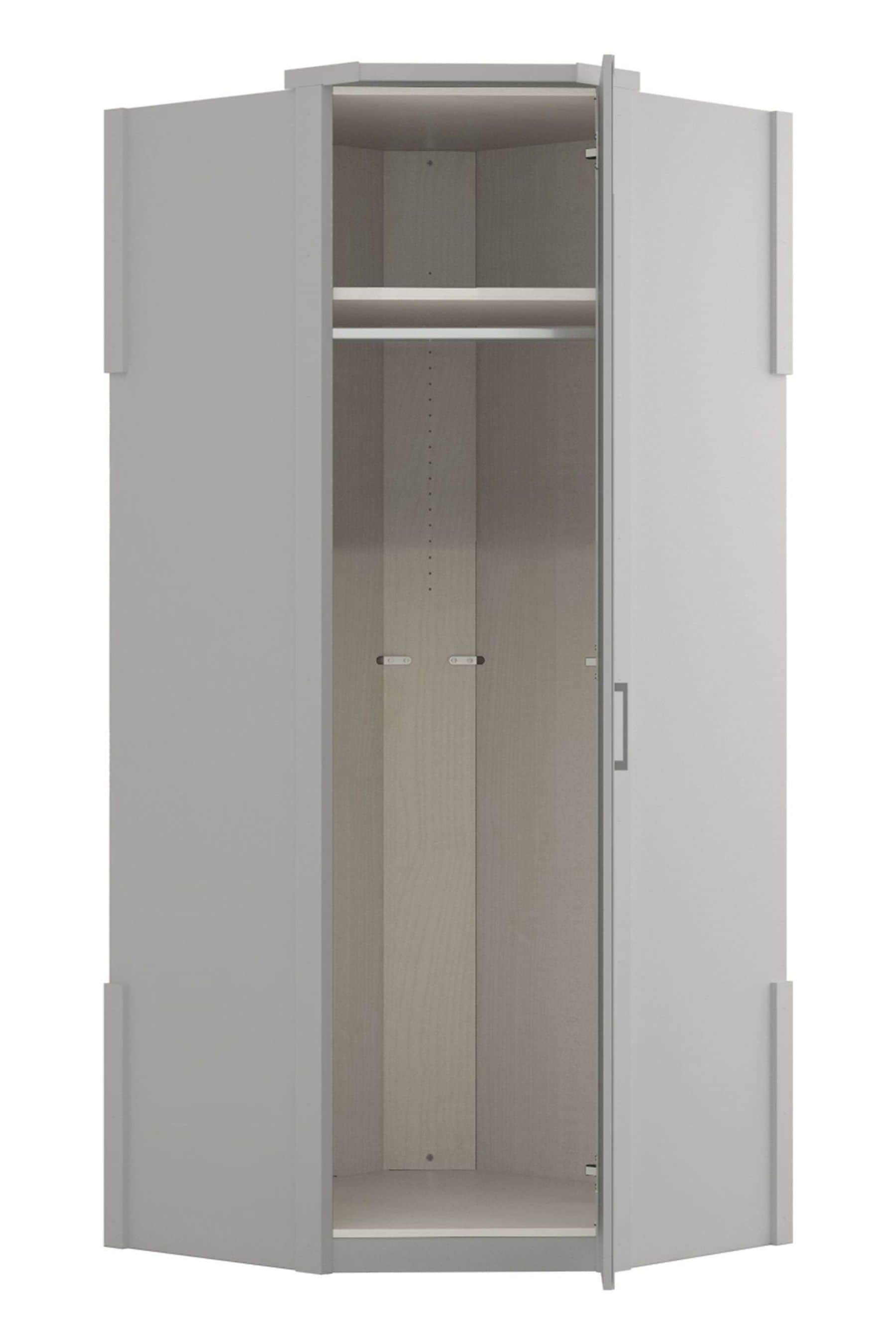 Wiemann Grey Wiemann Peyton Corner Mirror Semi fitted Wardrobe
