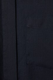 Reiss Indigo Belle Linen Button-Through Shirt - Image 7 of 7