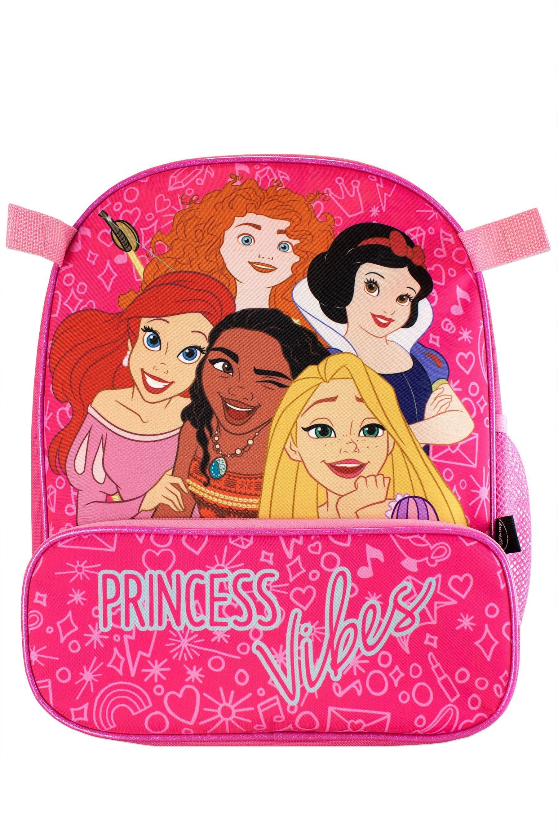 Pink disney princess backpack store