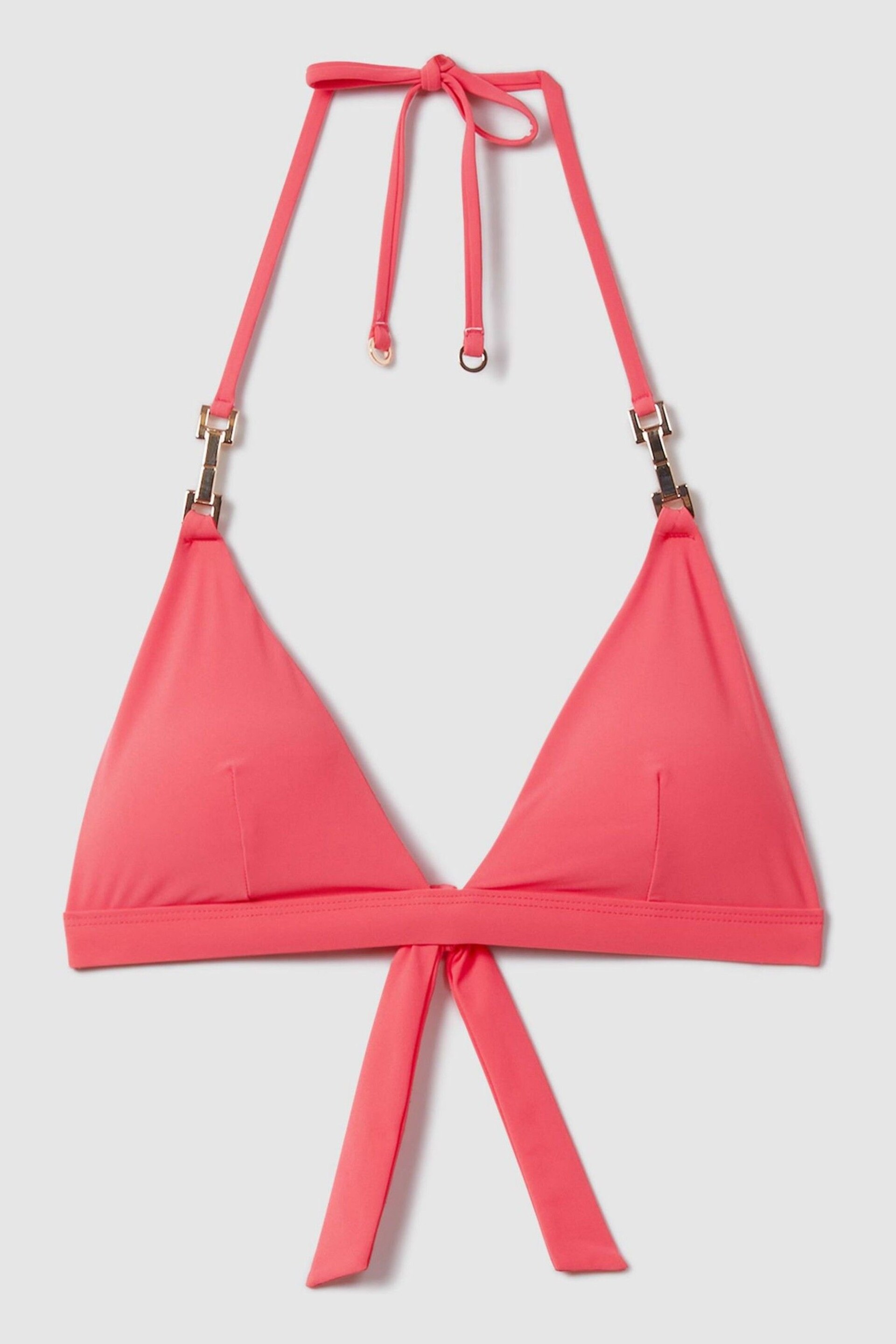 Reiss Coral Riah Side Tie Bikini Bottoms - Image 2 of 6