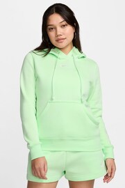 Nike Green Sportswear Phoenix Fleece Pullover Hoodie - Image 1 of 9