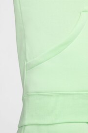 Nike Green Sportswear Phoenix Fleece Pullover Hoodie - Image 7 of 9
