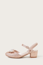 Monsoon Pink Butterfly Sling Back Heels - Image 2 of 3