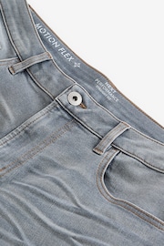 Light Grey Straight Fit Motion Flex Jeans - Image 11 of 12