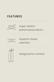 Light Grey Straight Fit Motion Flex Jeans - Image 4 of 12