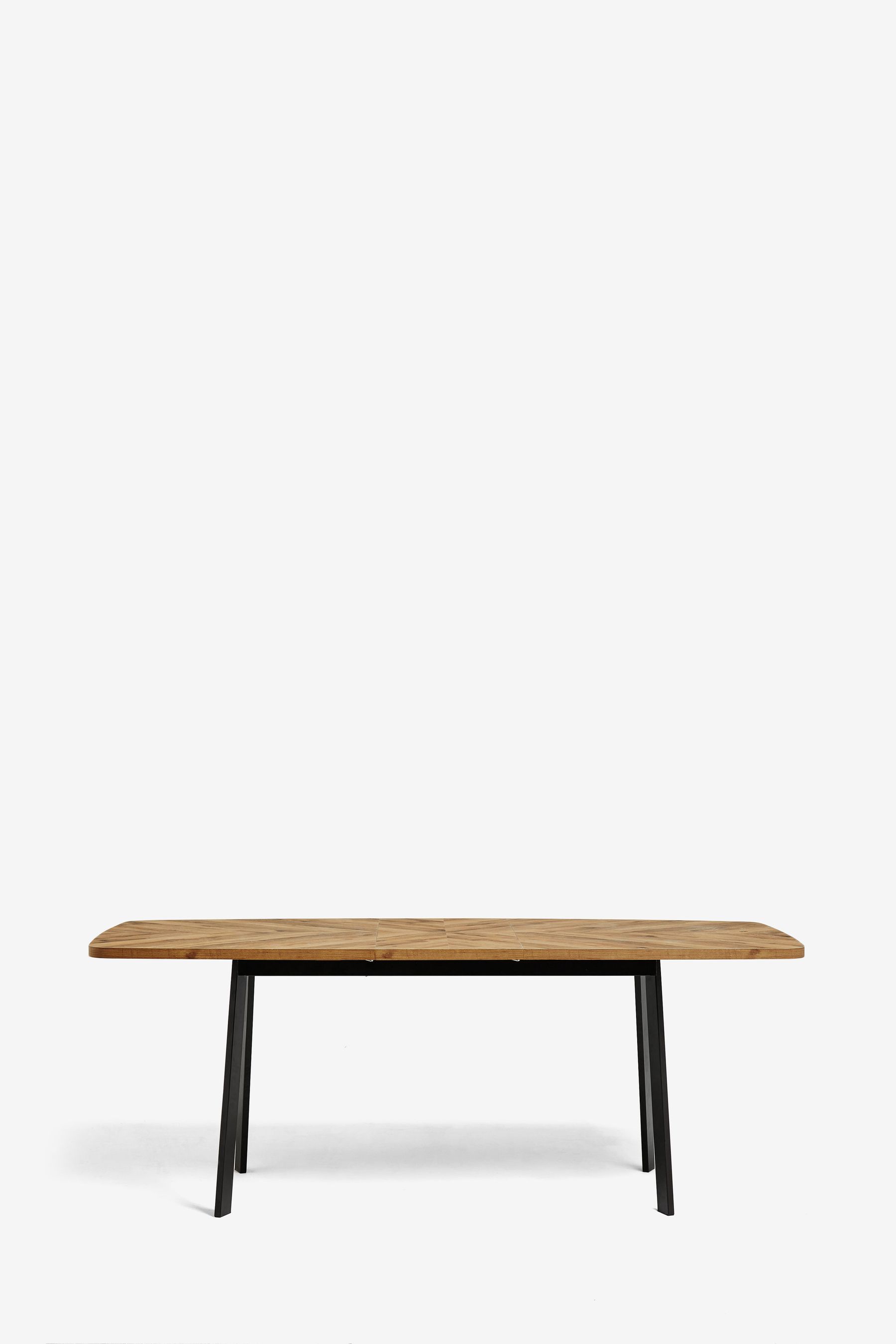 Chevron extending hot sale dining table