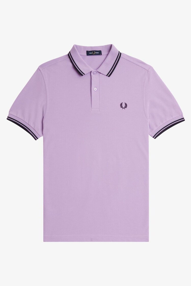 Fred Perry Mens Twin Tipped Polo Shirt - Image 5 of 7