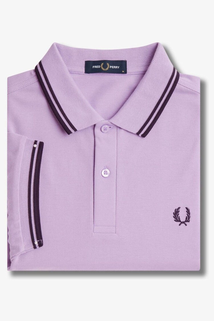 Fred Perry Mens Twin Tipped Polo Shirt - Image 7 of 7