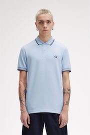 Fred Perry Mens Twin Tipped Polo Shirt - Image 1 of 7