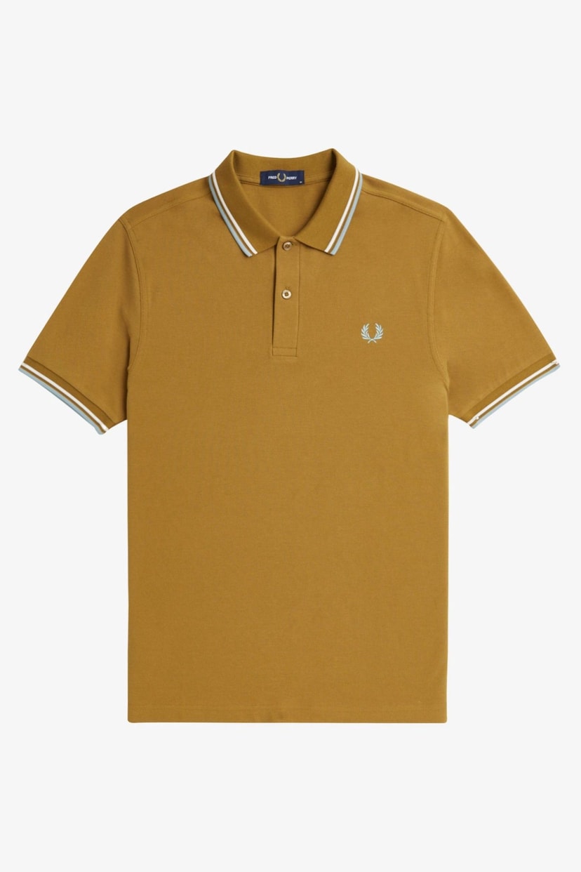 Fred Perry Mens Twin Tipped Polo Shirt - Image 1 of 3