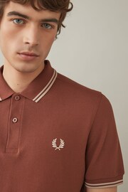 Fred Perry Mens Twin Tipped Polo Shirt - Image 2 of 7