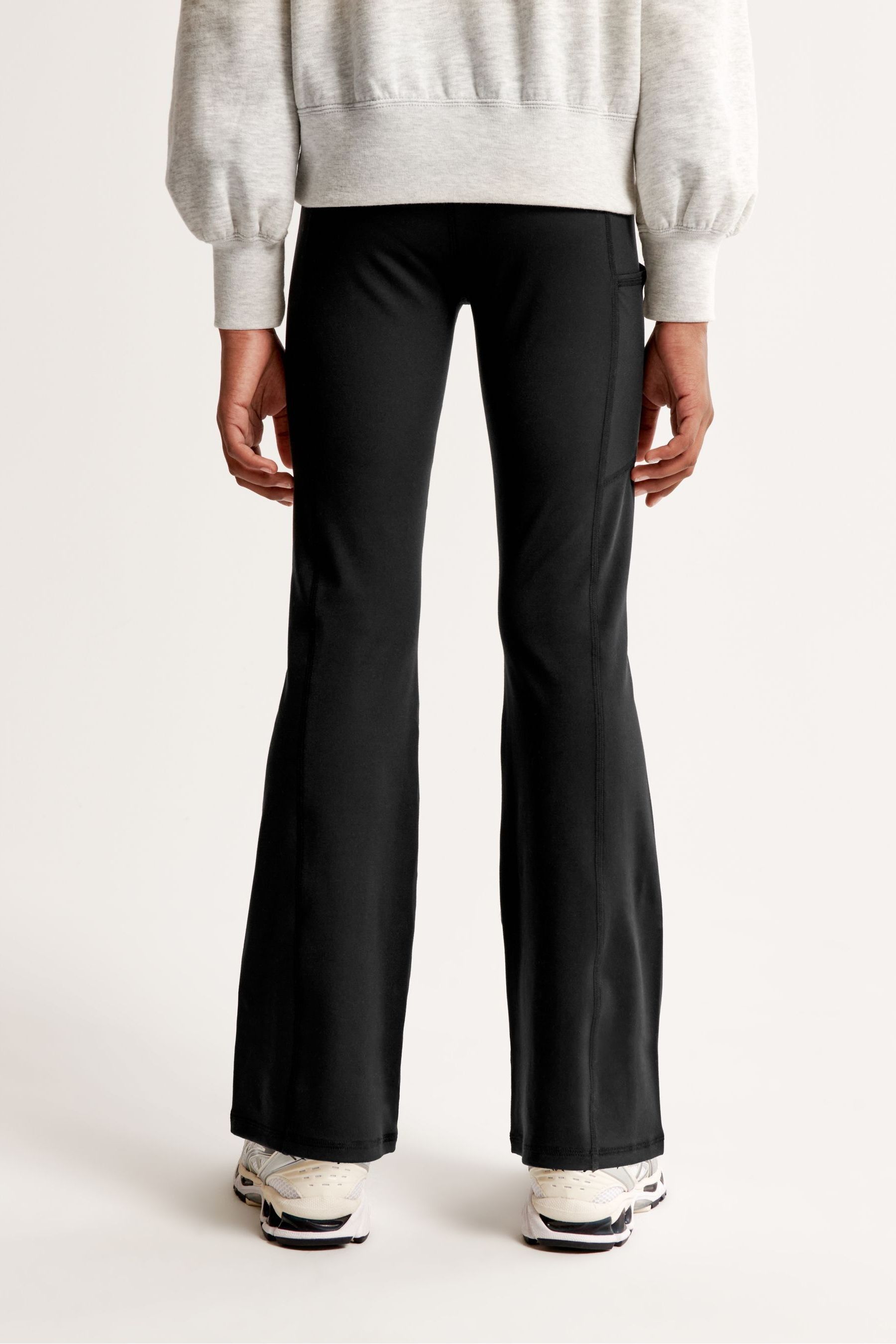 Abercrombie Fitch Active Flared Black Leggings