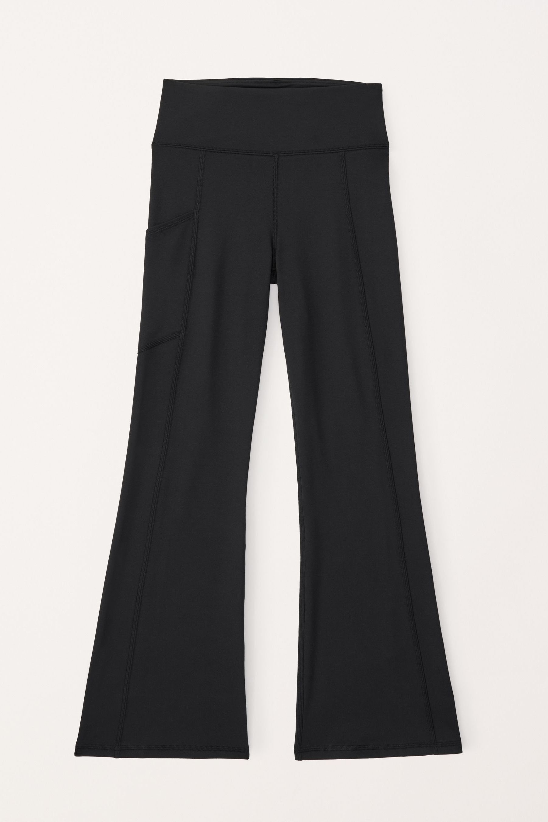 Abercrombie Fitch Active Flared Black Leggings