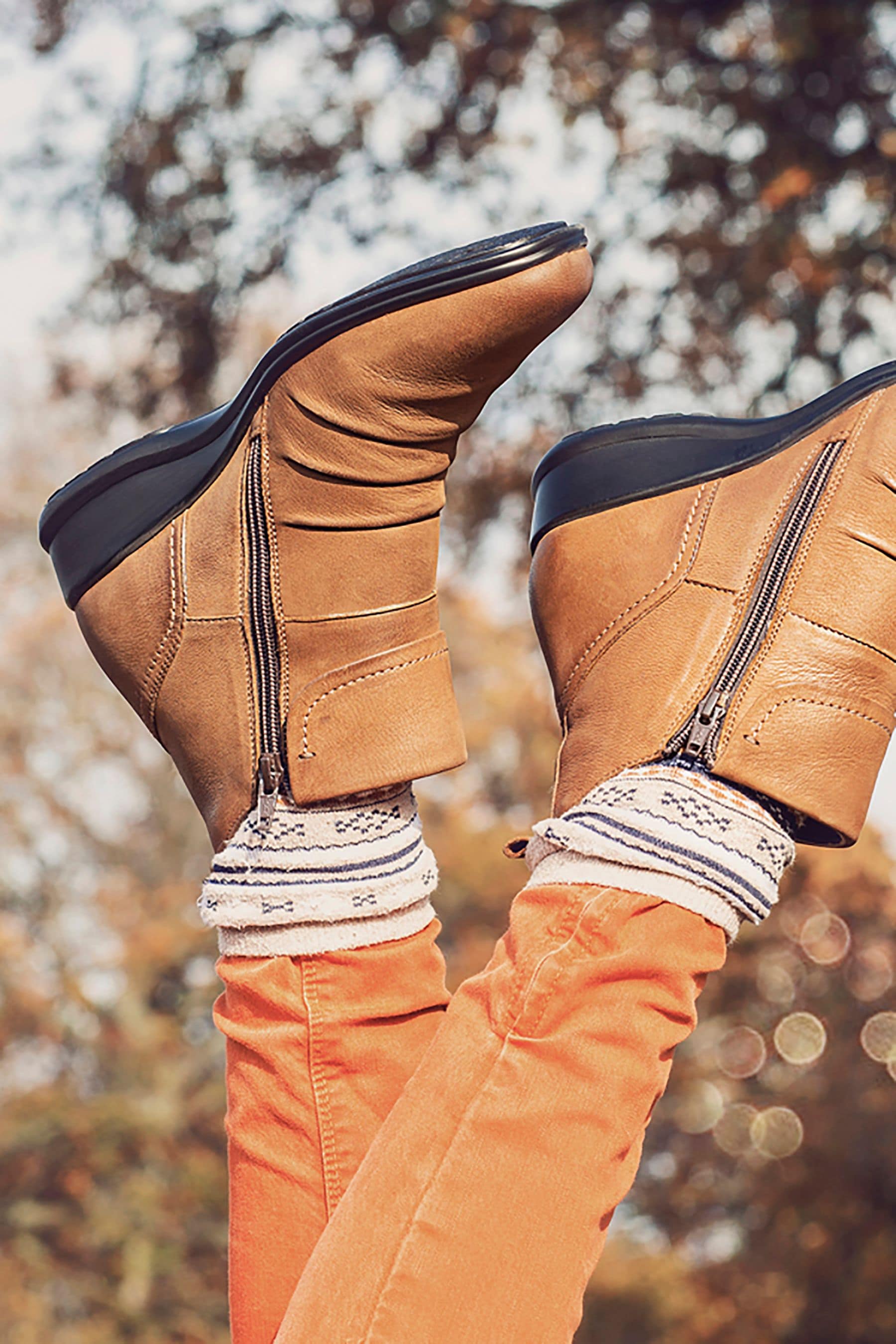 Ladies tan leather boots uk on sale