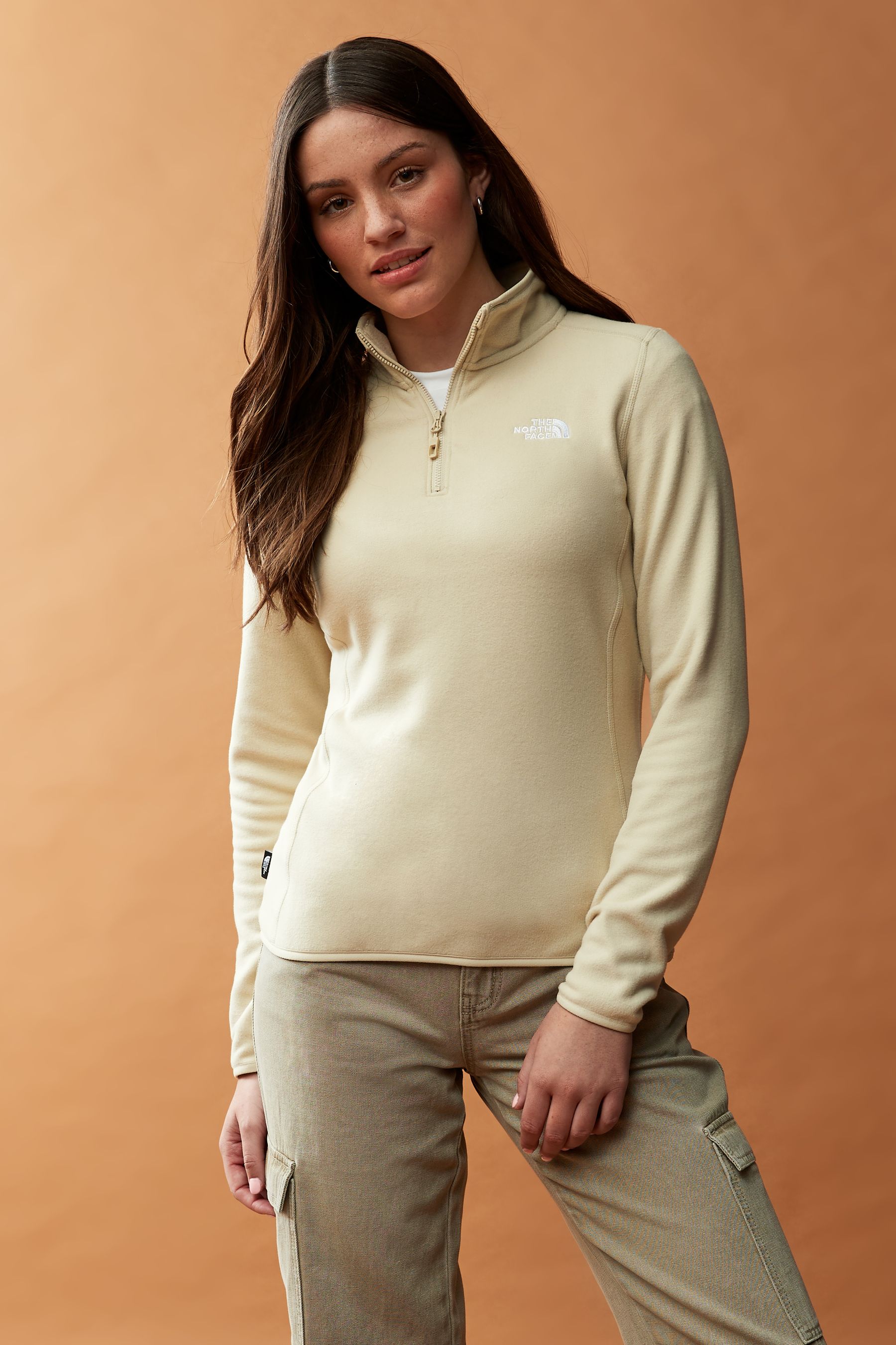 Buy The North Face Brown Womens Glacier 1 4 Zip Fleece from Next Luxembourg