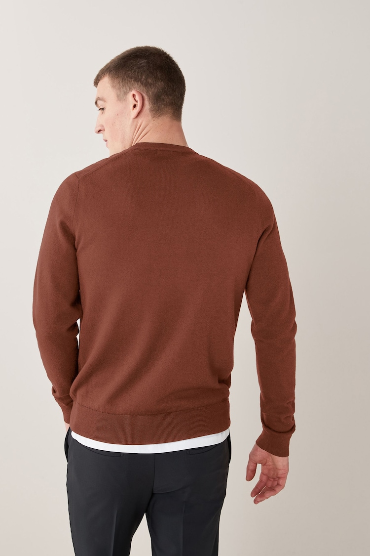 Fred Perry Classic Crew-Neck Jumper - Image 2 of 8