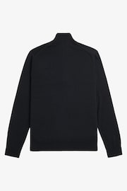 Fred Perry Classic Quarter Zip Knitted Jumper - Image 6 of 6