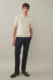 Fred Perry Merino Wool Blend Knitted Polo Shirt - Image 3 of 6