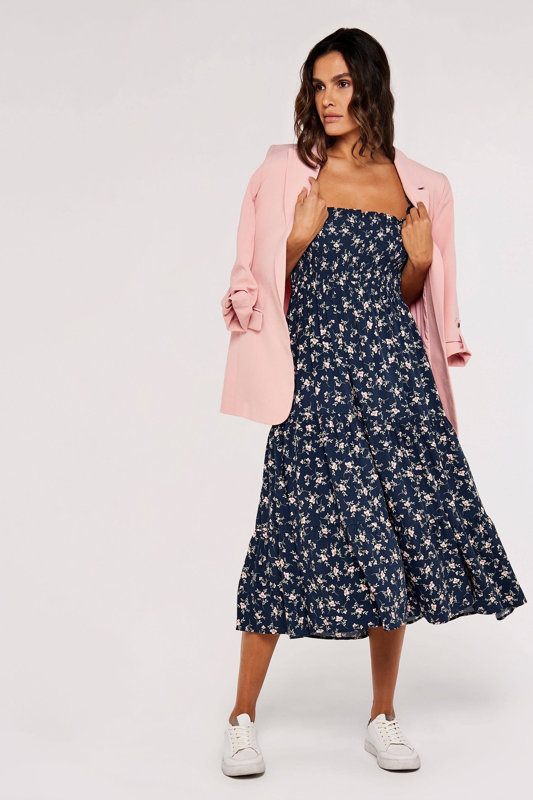 Orchid print dress shop