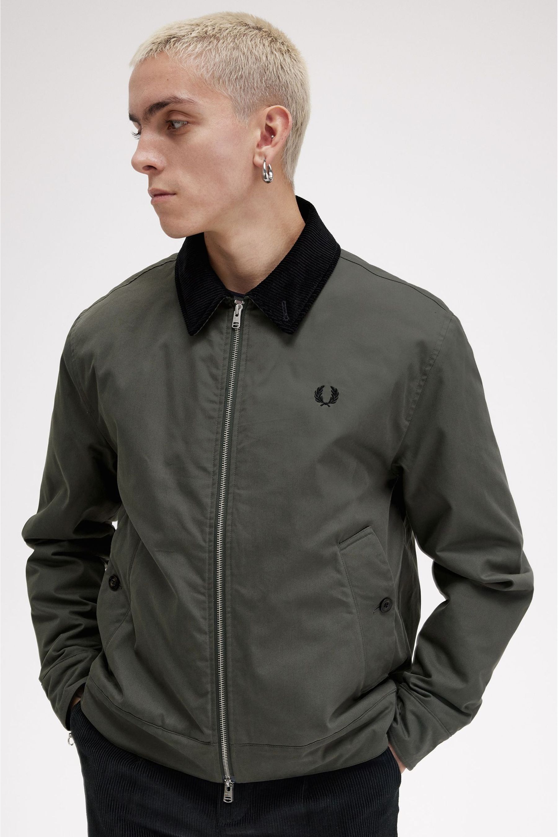 Buy Fred Perry Field Green Caban Jacket from Next Norway