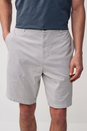 Stone Stripe Seersucker Chino Shorts