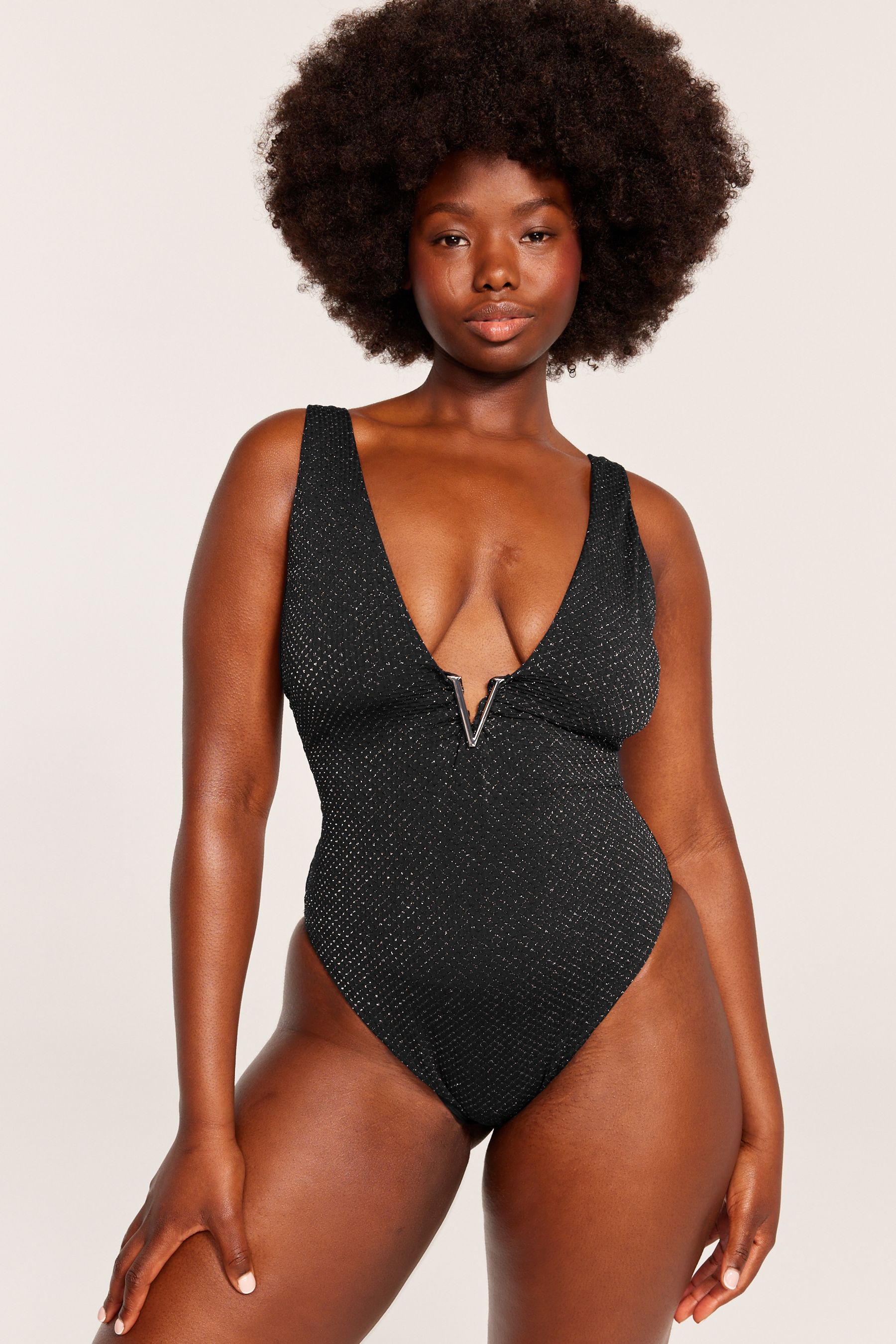 Buy Black Victoria s Secret Black Tummy Control Plunge Swimsuit from the Next UK online shop