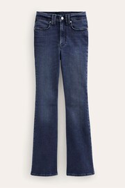 Boden Blue Mid Rise Slim Flare Jeans - Image 6 of 6