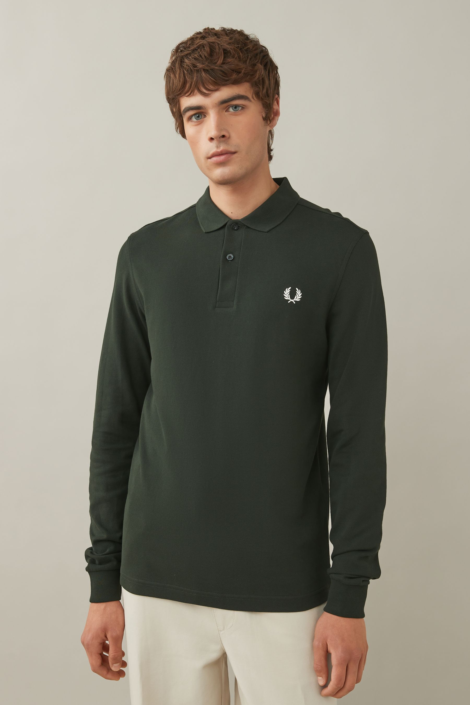 Buy Polo Fred Perry uni a Manche longue from Next Luxembourg