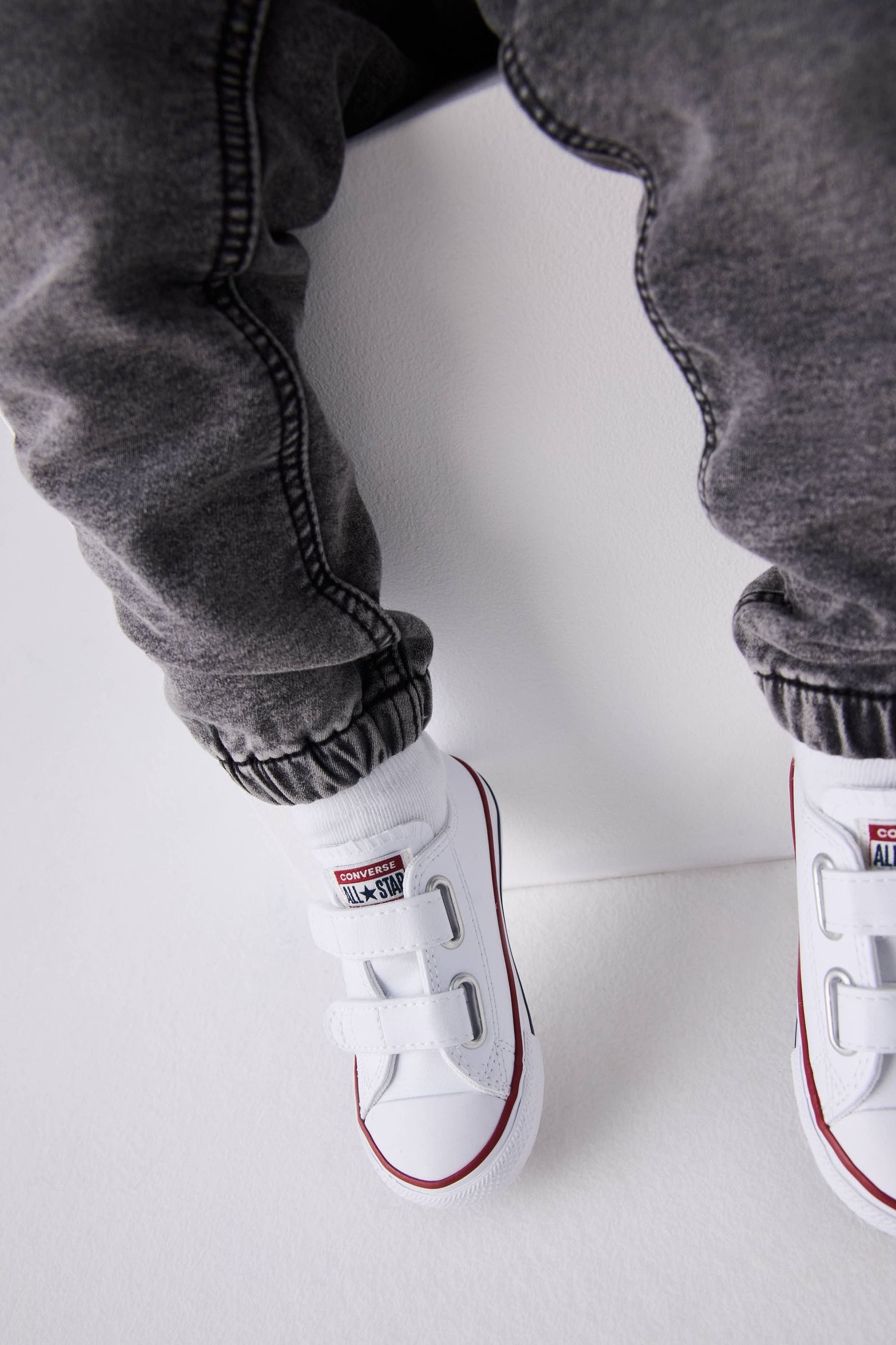 Converse double cheap strap toddler