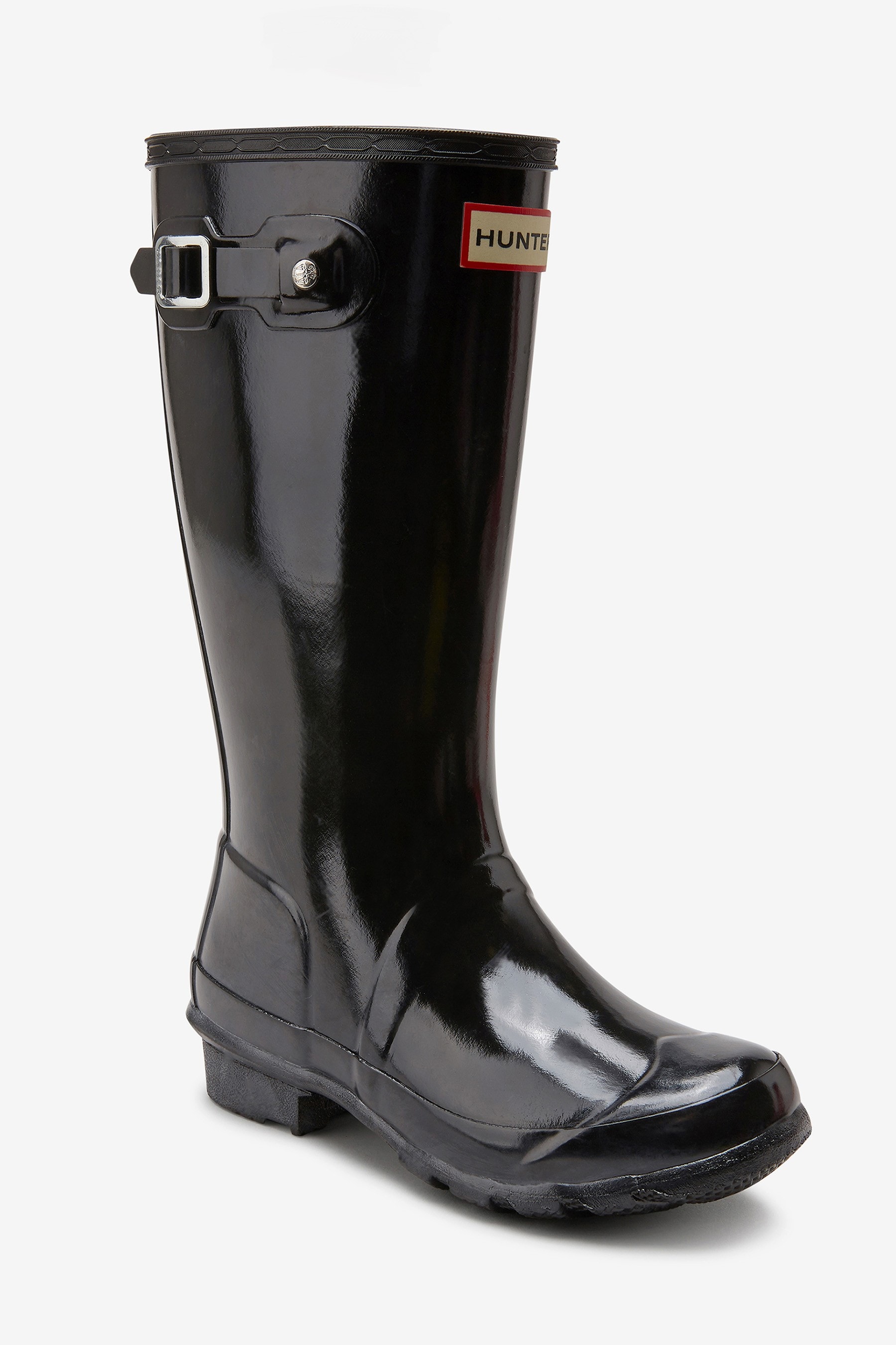 Black glitter shop hunter wellies