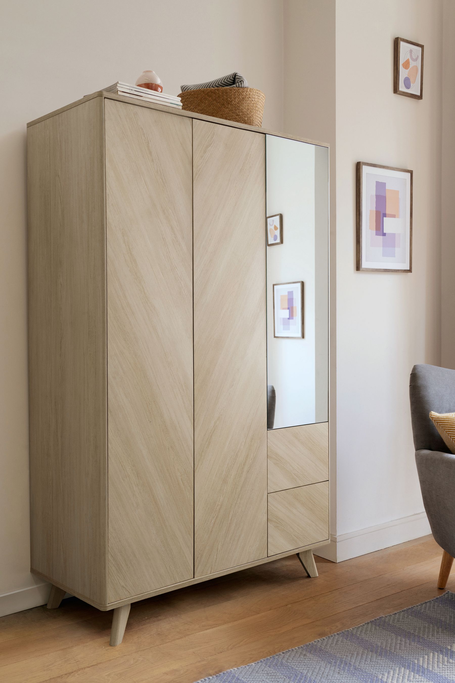 Next on sale triple wardrobe