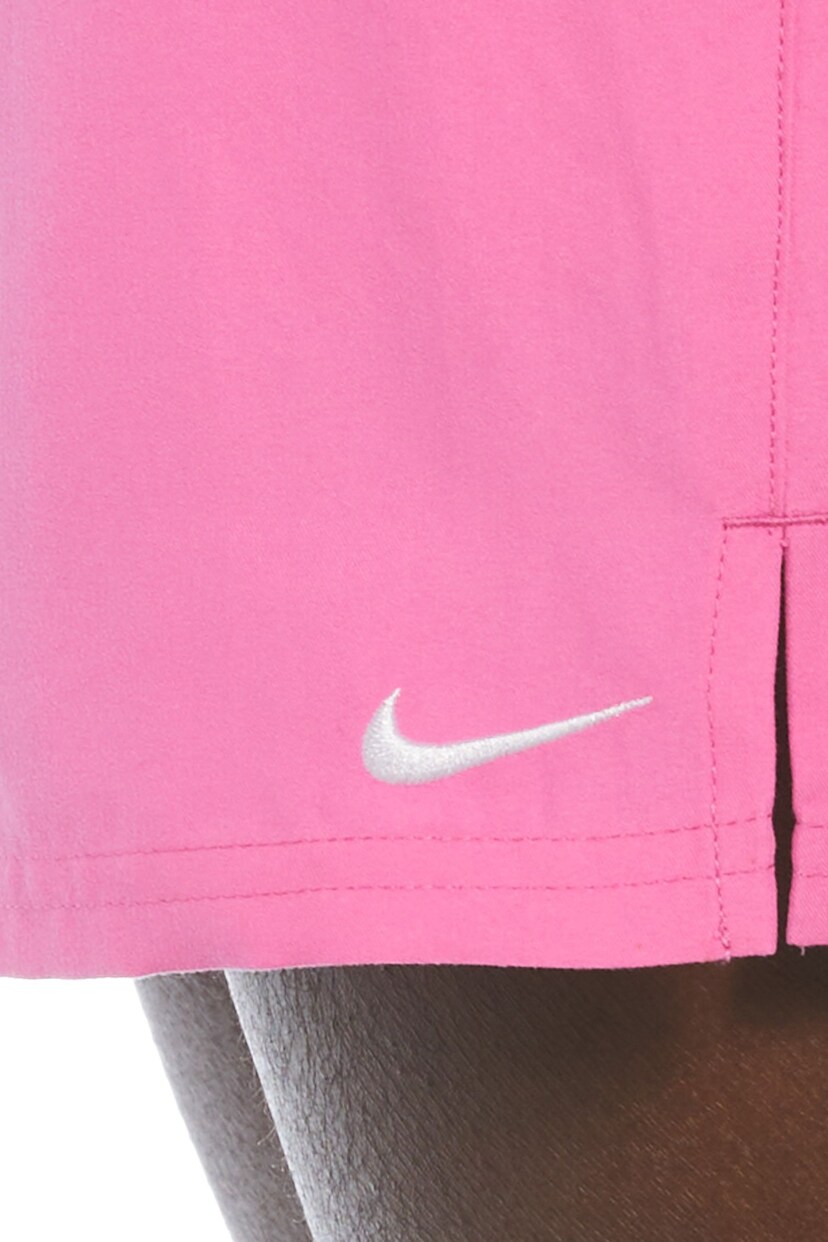 Nike Pink 5 Inch Essential Volley Swim Shorts - Image 3 of 6