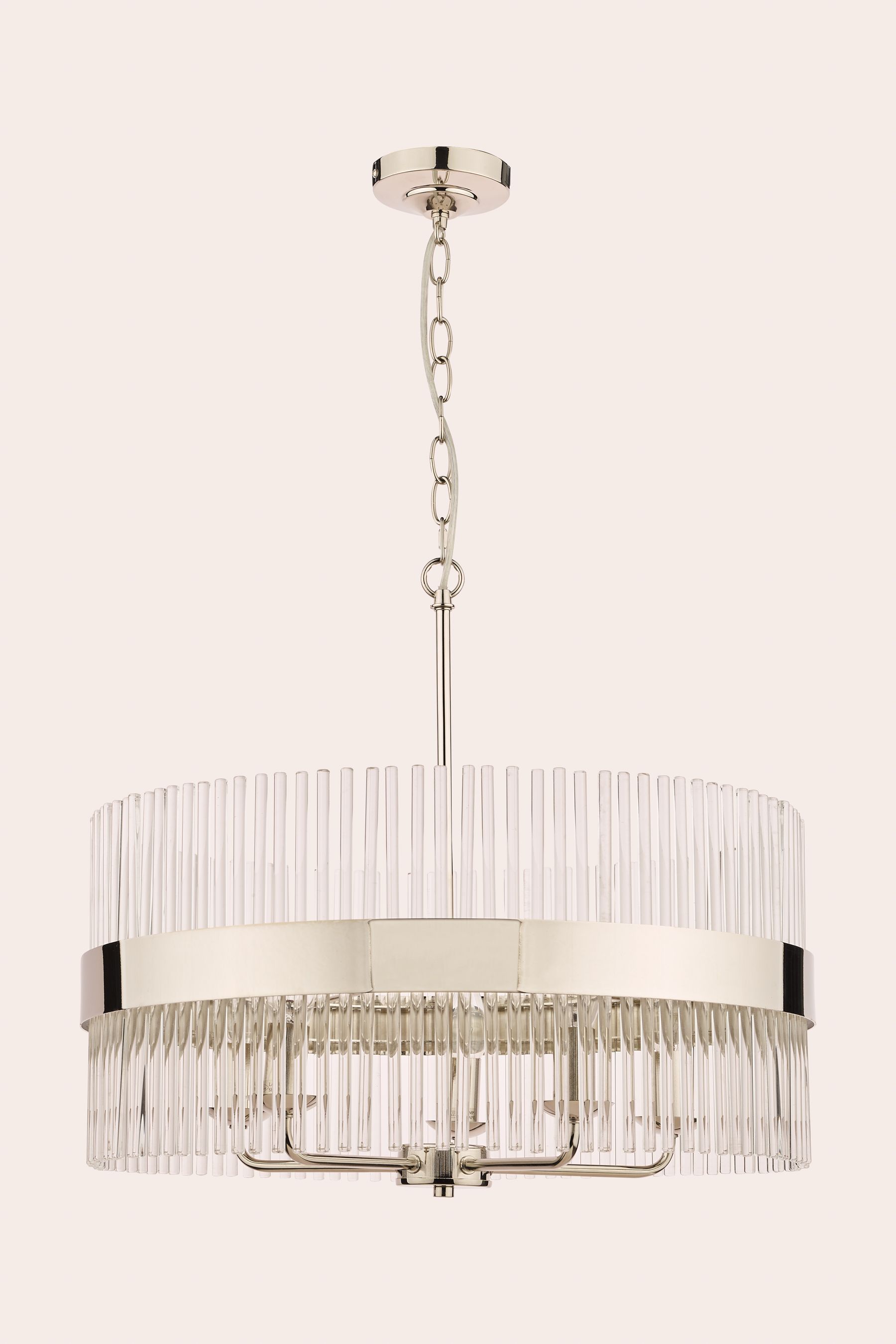 Laura Ashley Chrome Alexa 5 Light Ceiling Light Pendant